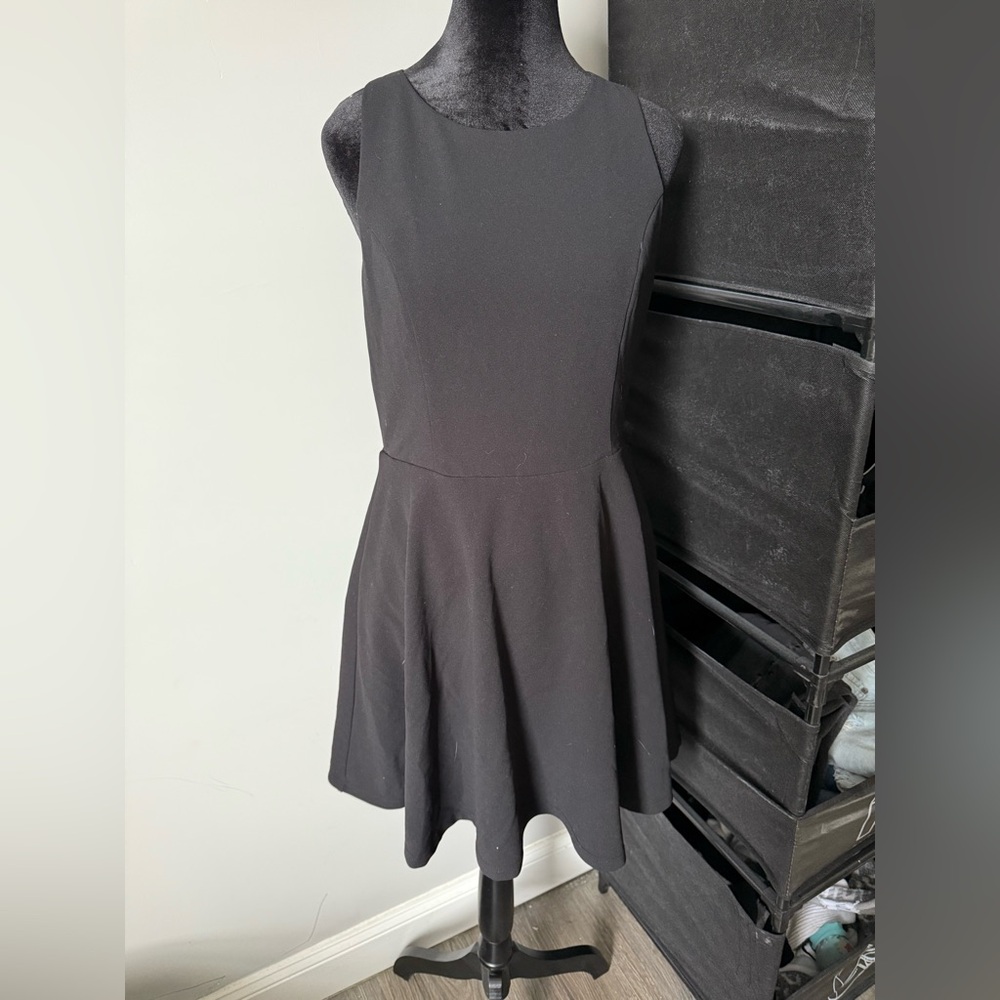 Lulu's Classic Black Mini Dress